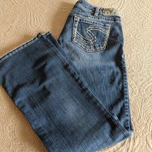 Silver Suki Bootcut Jeans, 31 X 32